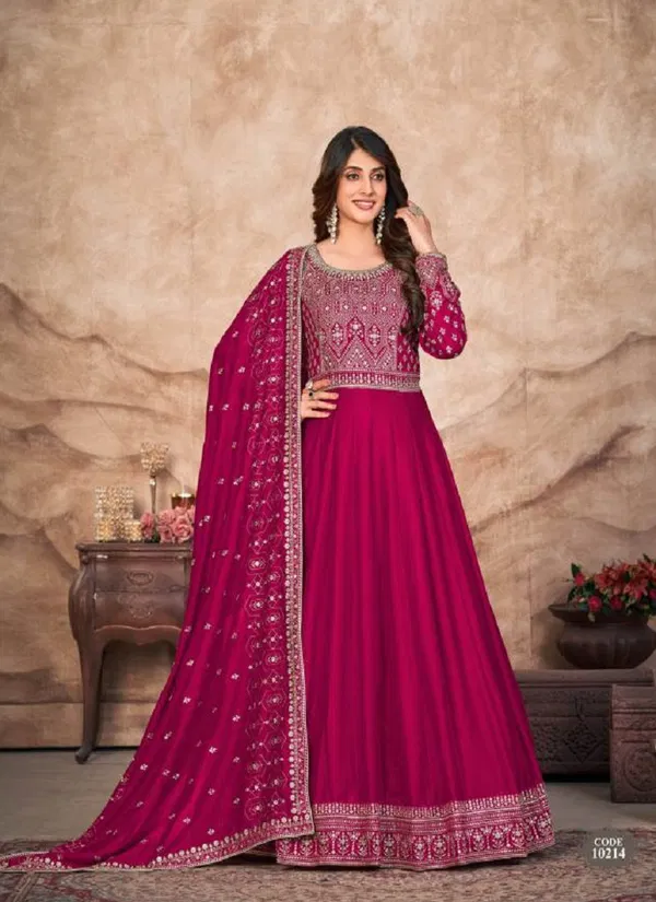 Anjubaa Vol 21 Rani Heavy Anarkali Wedding Salwar Suit
